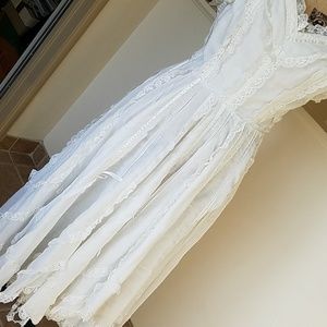 Boho whimsical lace dress